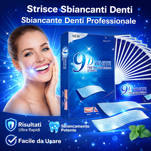 Strisce sbiancanti per denti - sbiancanti,